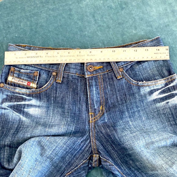 Diesel Jeans Distressed Blue Jeans Size 29. - Picture 5 of 7